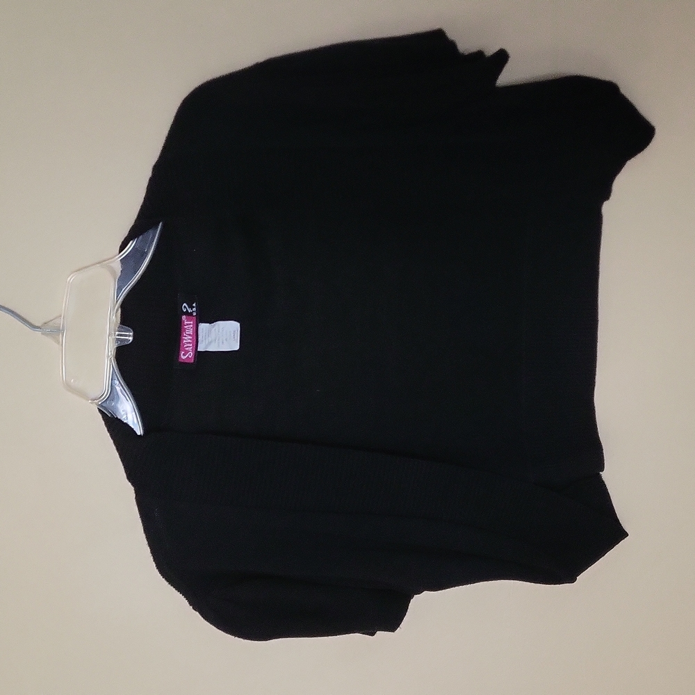 Black cardigan